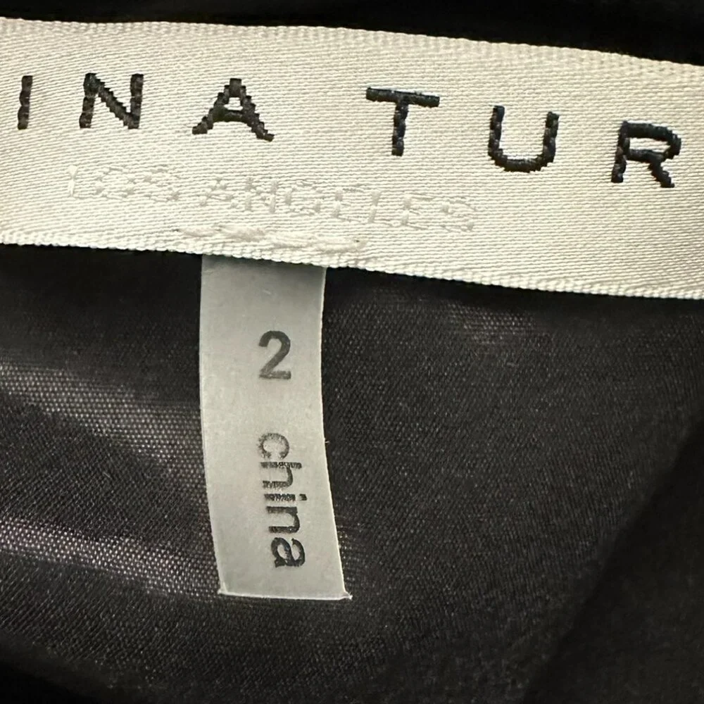 Trina Turk black Yokan leopard print Peter Pan collar mini dress  NWT Size 2 - Picture 9 of 10